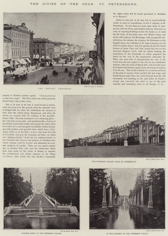 A cár városai, Szentpétervár alkotó: English Photographer