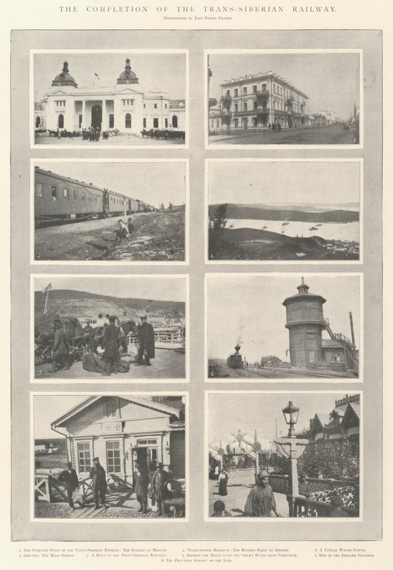A transzszibériai vasút befejezése alkotó: English Photographer