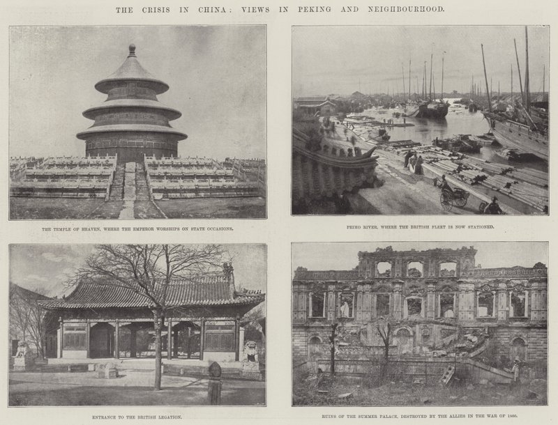 A válság Kínában, kilátás Pekingben és a szomszédságban alkotó: English Photographer