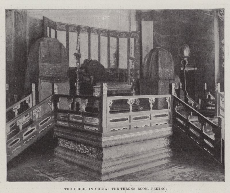 A kínai válság, a Trónterem, Peking alkotó: English Photographer