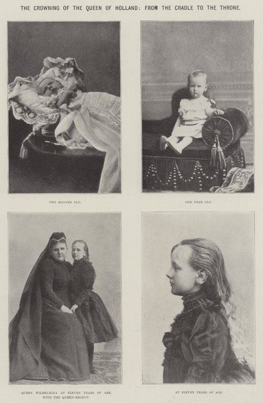 Hollandia királynőjének megkoronázása a bölcsőtől a trónig alkotó: English Photographer