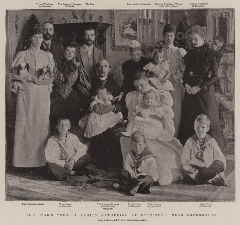 A Czars Tour, egy családi összejövetel a Koppenhága melletti Bernstorfban alkotó: English Photographer