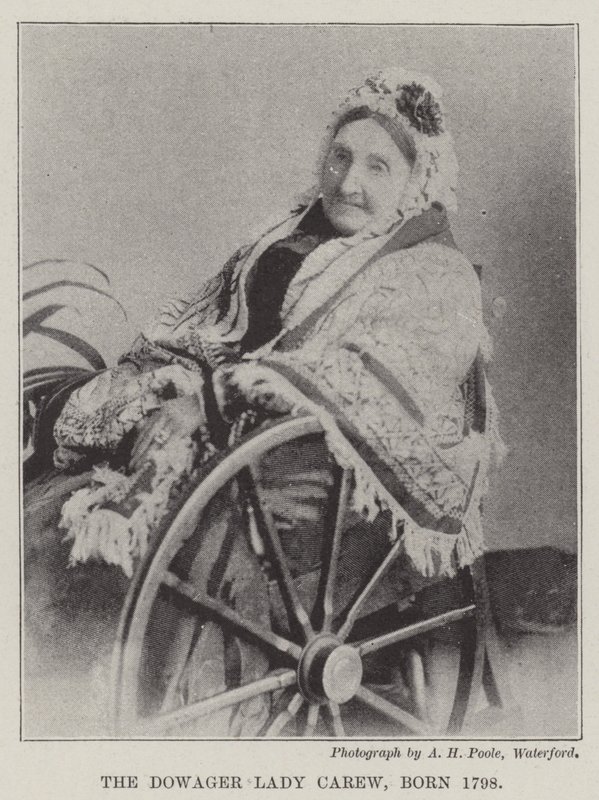 The Dowager Lady Carew, született 1798-ban alkotó: English Photographer