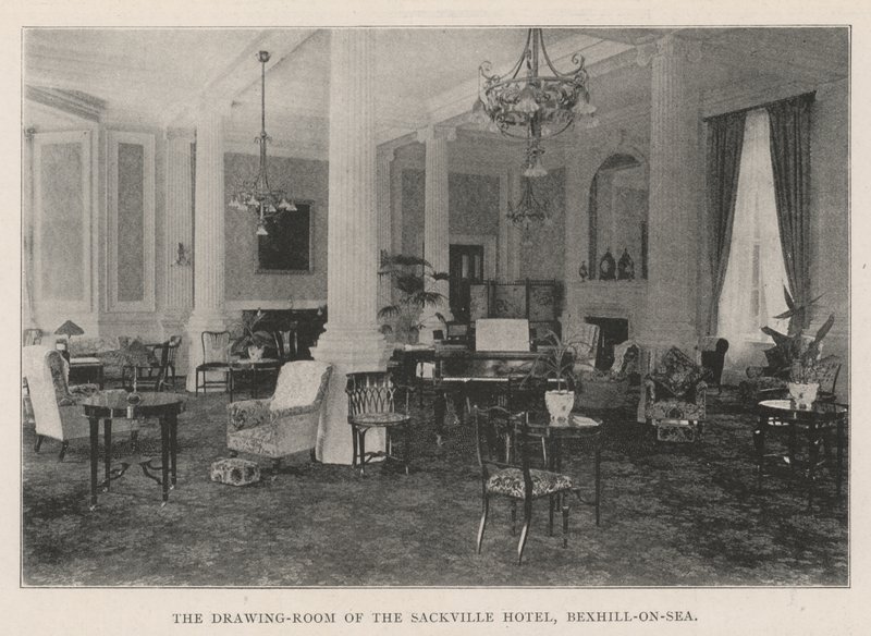 A Sackville Hotel szalonja, Bexhill-on-Sea alkotó: English Photographer