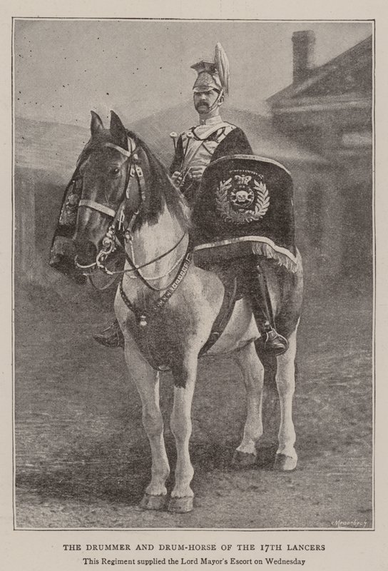 A 17. Lancers dobosa és doblova alkotó: English Photographer