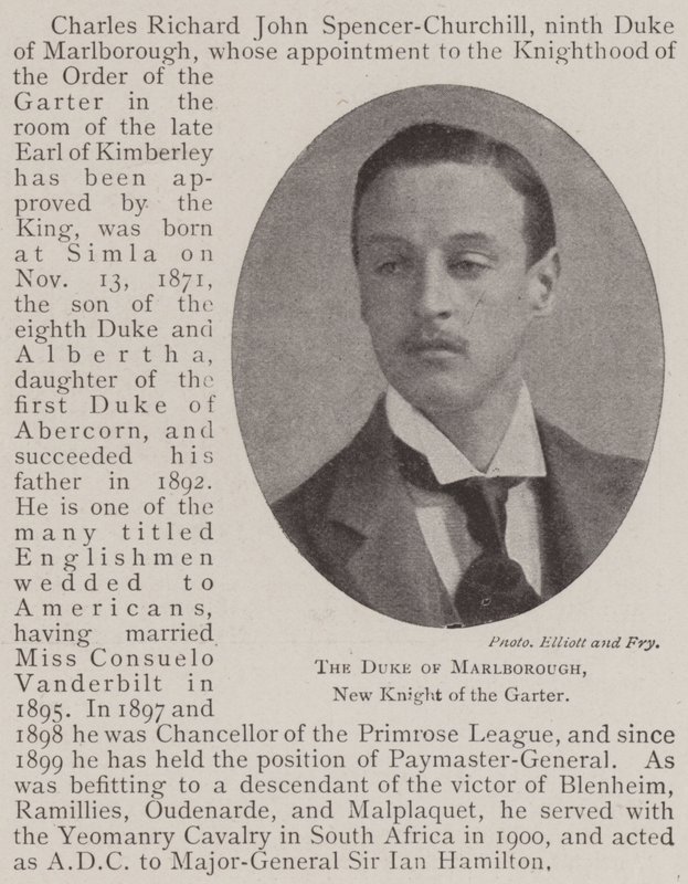 Marlborough hercege, a harisnyakötő új lovagja alkotó: English Photographer