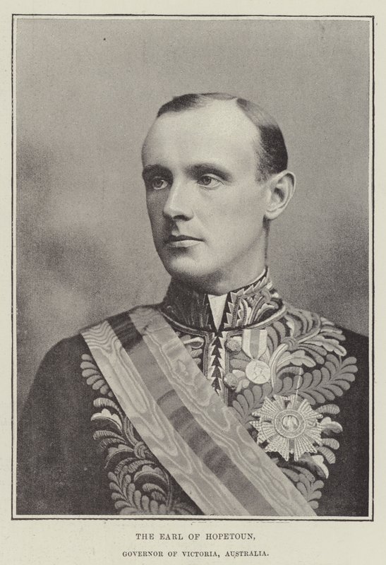 Hopetoun grófja, Victoria kormányzója, Ausztrália alkotó: English Photographer