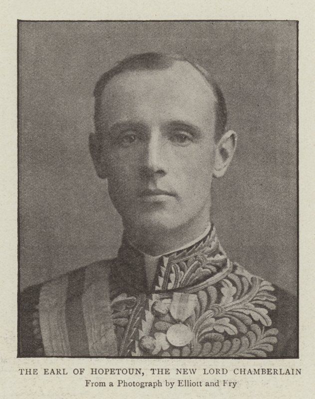Hopetoun grófja, az új Lord Chamberlain alkotó: English Photographer