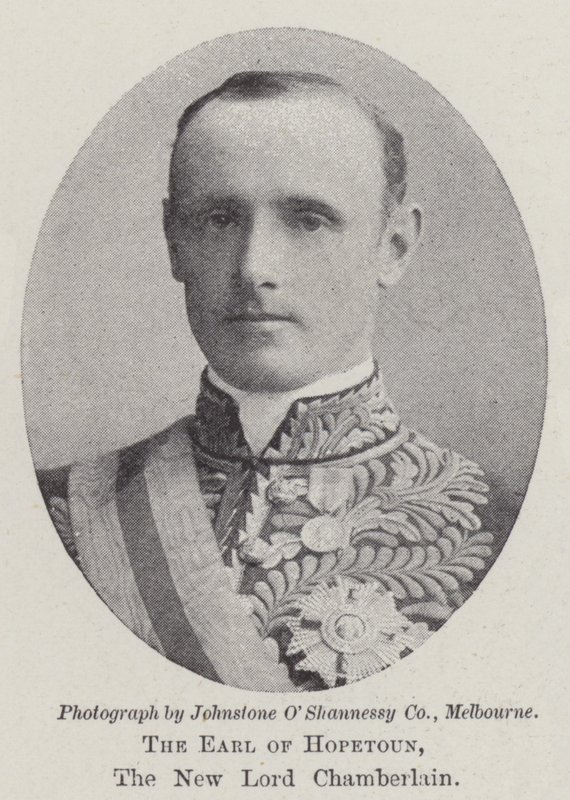 Hopetoun grófja, az új Lord Chamberlain alkotó: English Photographer