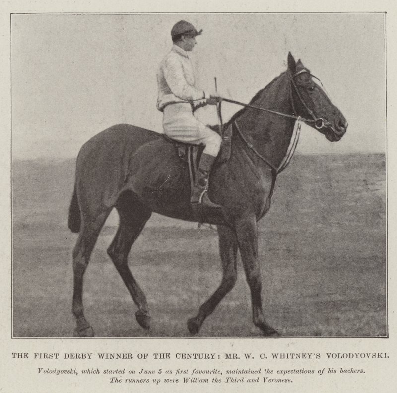 Az évszázad első derbygyőztese, Mr. W. C. Whitney Volonovskija alkotó: English Photographer