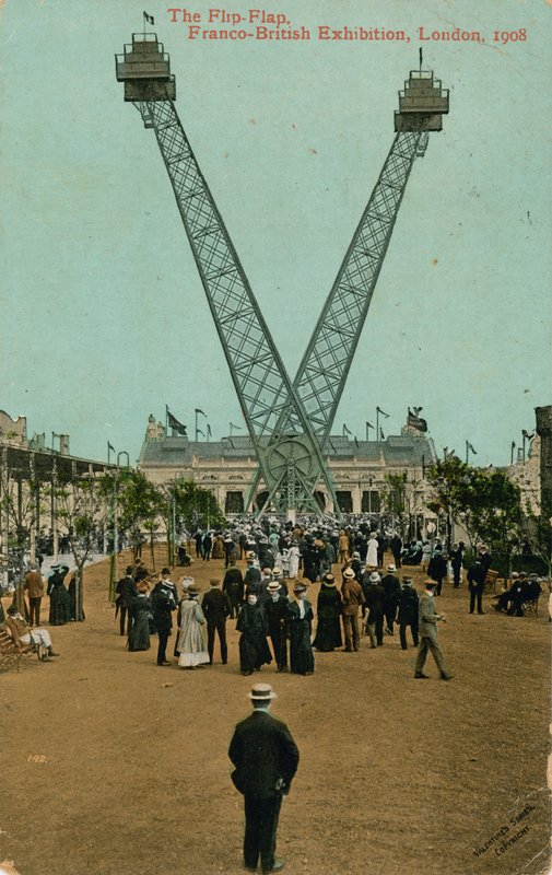The Flip-Flap, francia-brit kiállítás, London, 1908 alkotó: English Photographer
