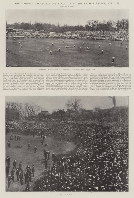 A Labdarúgó Szövetség Kupa döntője a Crystal Palace-ban, április 20 alkotó: English Photographer