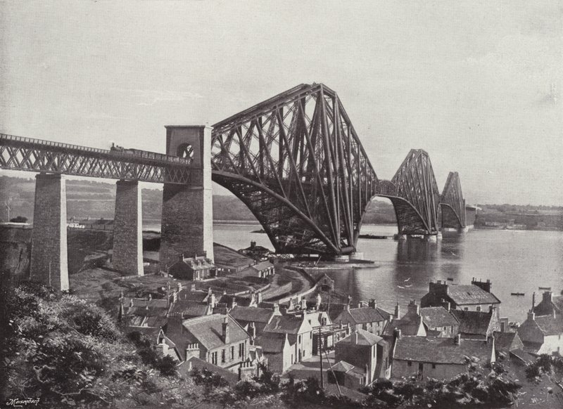 A Forth híd North Queensferryből alkotó: English Photographer