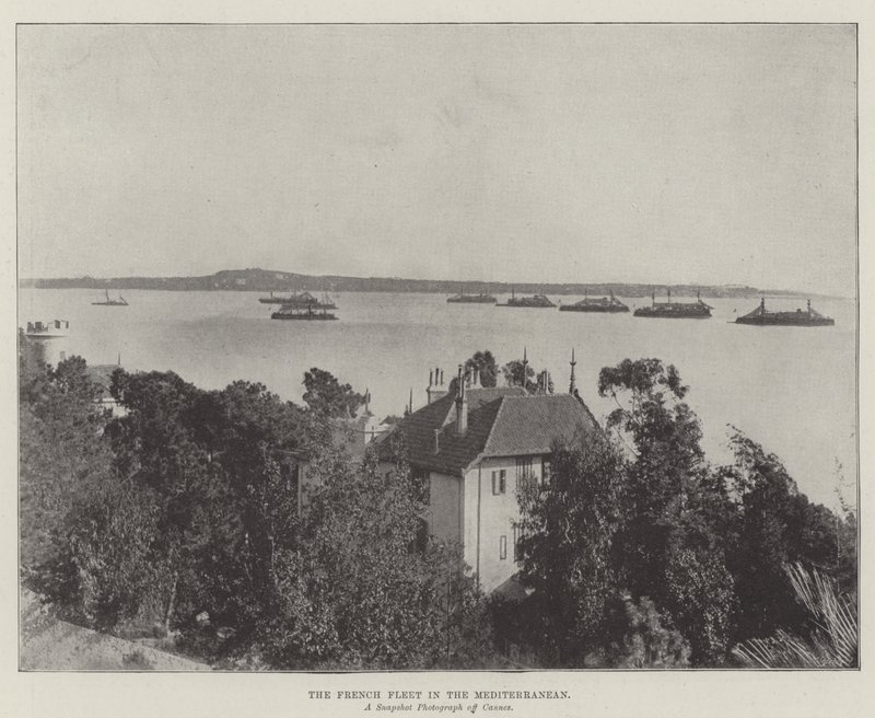 A francia flotta a Földközi-tengeren alkotó: English Photographer