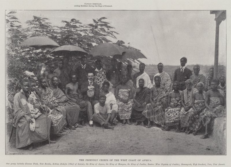 Afrika nyugati partjának barátságos főnökei alkotó: English Photographer