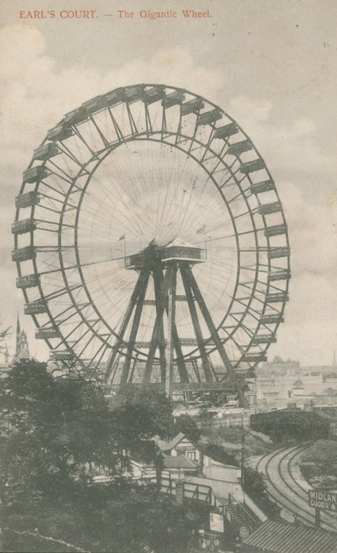 The Gigantic Wheel, Earls Court, London alkotó: English Photographer