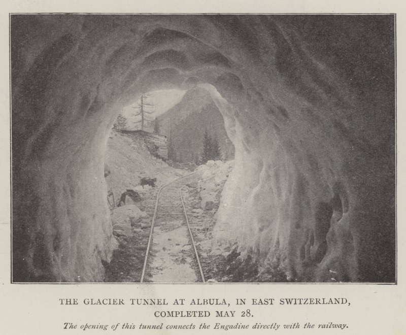 A kelet-svájci albulai gleccser-alagút május 28-án készült el alkotó: English Photographer