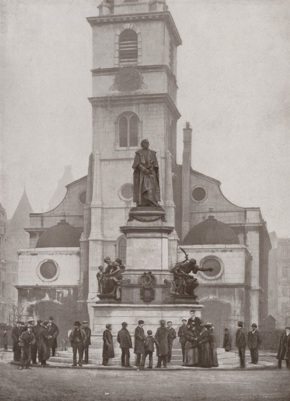 A Gladstone-emlékmű a strandon alkotó: English Photographer