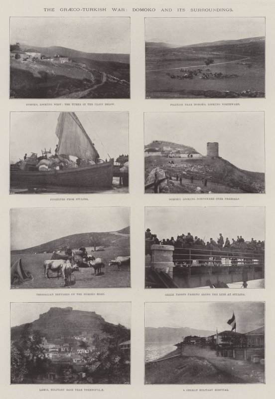A görög-török háború, Domoko és környéke alkotó: English Photographer