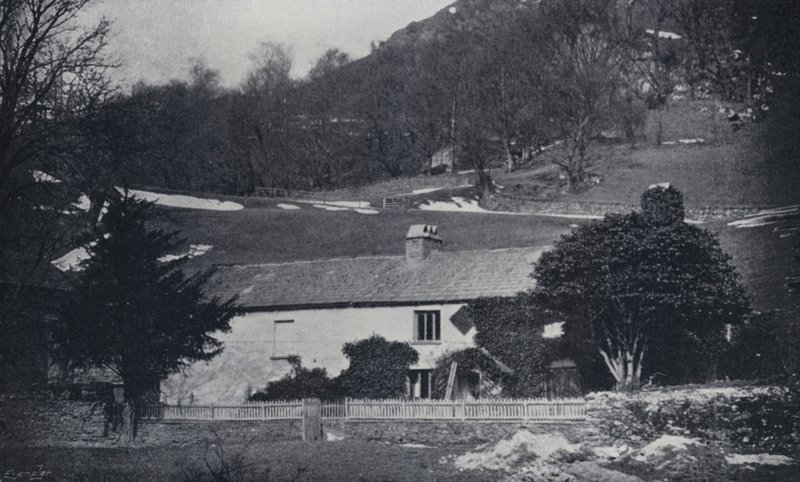 Hartley Coleridge és De Quincey otthona, Nab Cottage, Rydal (f/w fotó) alkotó: English Photographer