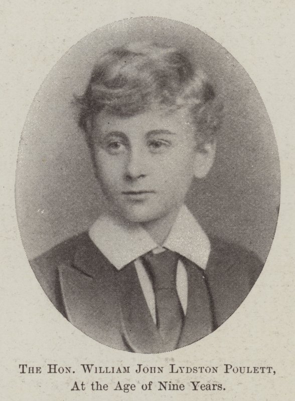 A tisztelt William John Lydston Poulett, kilencéves korában alkotó: English Photographer
