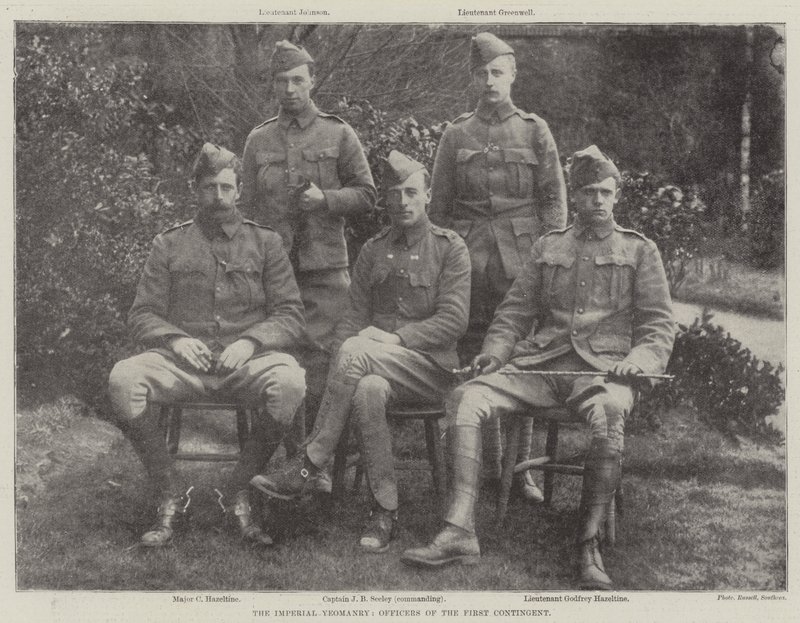 A birodalmi Yeomanry, az első kontingens tisztjei alkotó: English Photographer