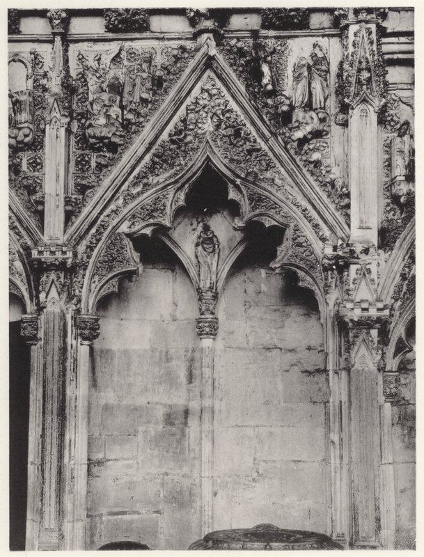 The Lady Chapel, Ely Cathedral: South Side, III (b/w photo) alkotó: English Photographer