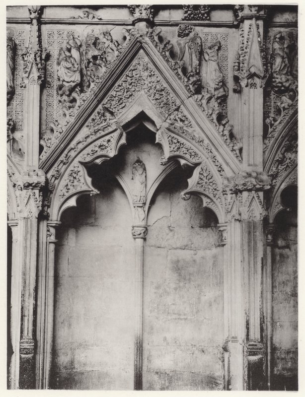 The Lady Chapel, Ely Cathedral: South Side, XIX (f/w fotó) alkotó: English Photographer