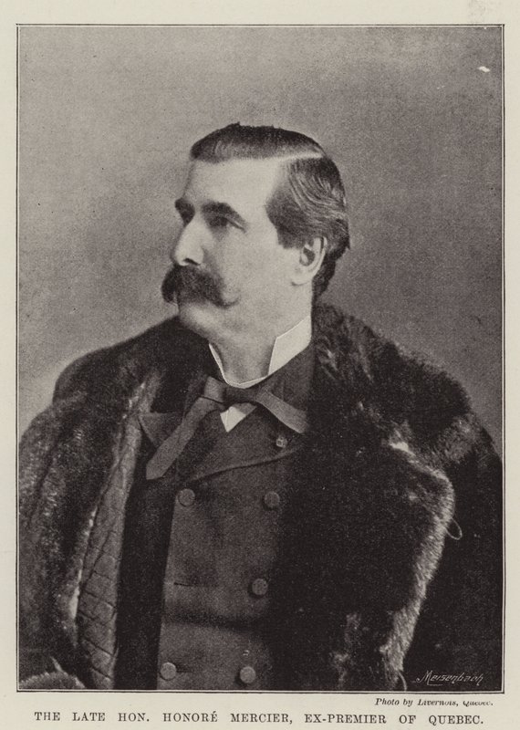 A néhai Honorable Honore Mercier, Quebec volt miniszterelnöke alkotó: English Photographer