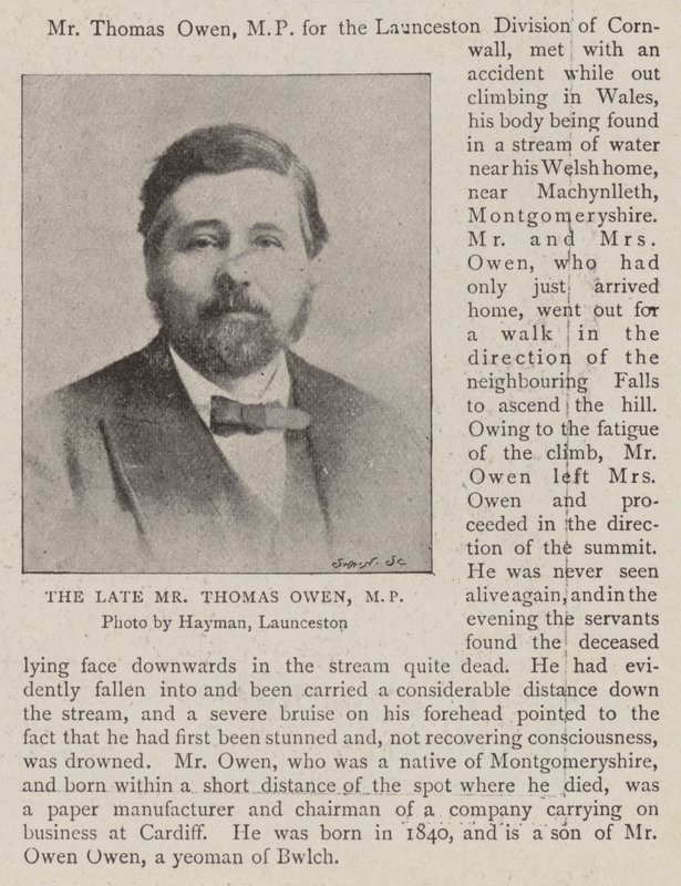A néhai Thomas Owen képviselő alkotó: English Photographer