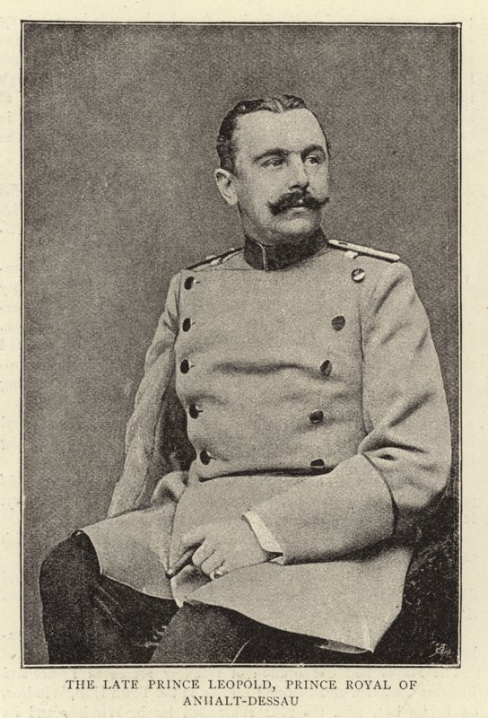 A néhai Lipót herceg, Anhalt-Dessau királyi hercege alkotó: English Photographer