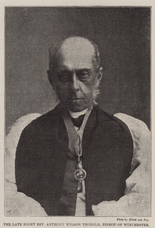 A néhai jobboldali tiszteletes Anthony Wilson Thorold, Winchester püspöke alkotó: English Photographer