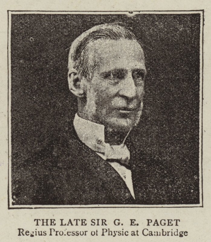 A néhai Sir G E Paget alkotó: English Photographer