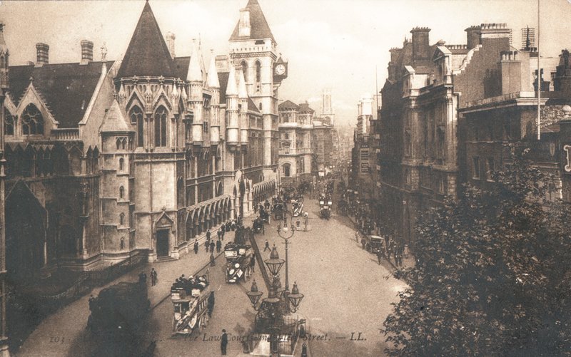 A Törvényszékek, Fleet Street alkotó: English Photographer