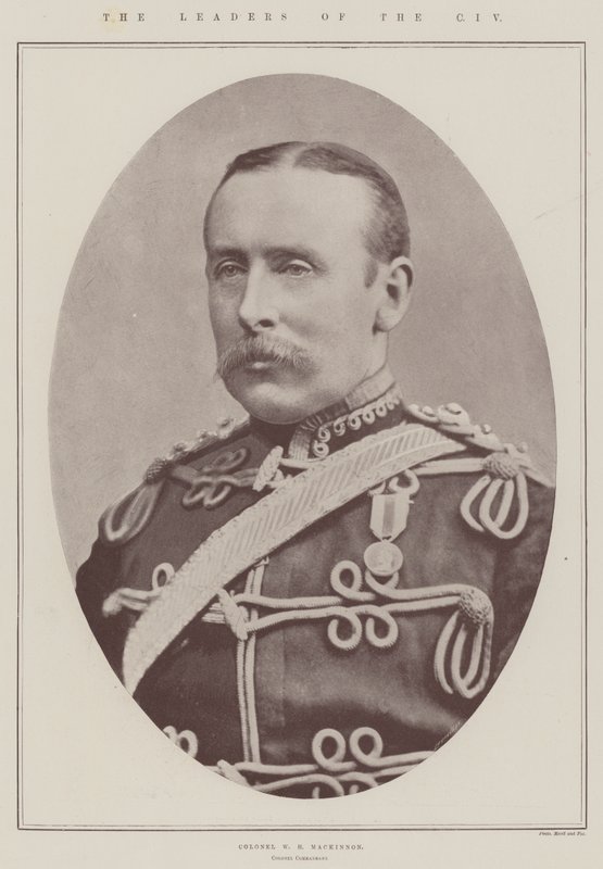 A CIV vezetői, W H Mackinnon ezredes, parancsnok ezredes alkotó: English Photographer