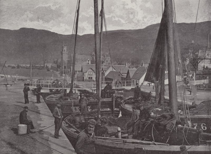 The Locks, Fort Augustus alkotó: English Photographer