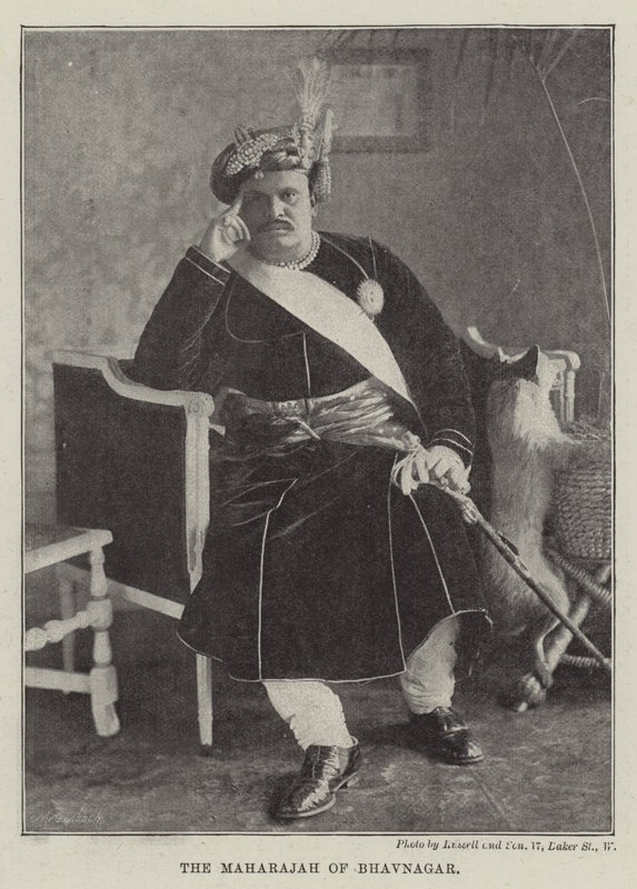 Bhavnagar maharadzsája alkotó: English Photographer