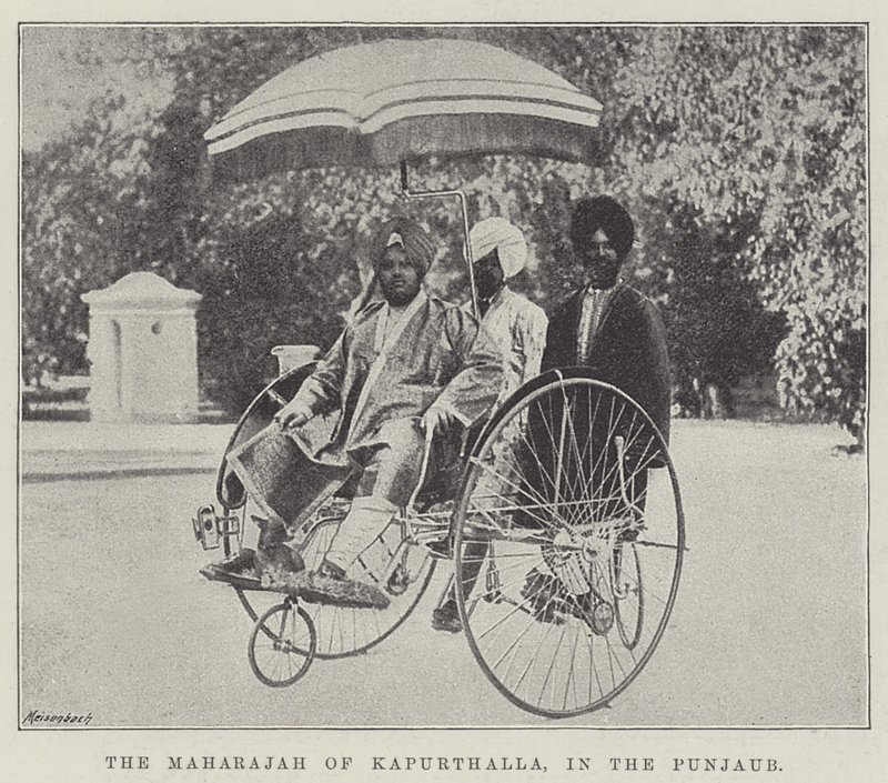 Kapurthala maharadzsája, Pandzsábban alkotó: English Photographer