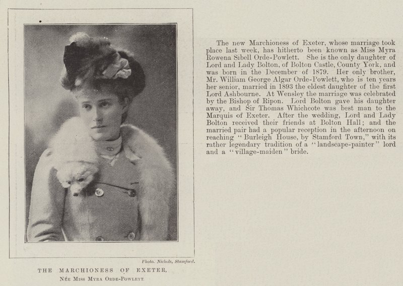 Exeter márciusiasa, szül.: Miss Myra Orde-Powlett alkotó: English Photographer