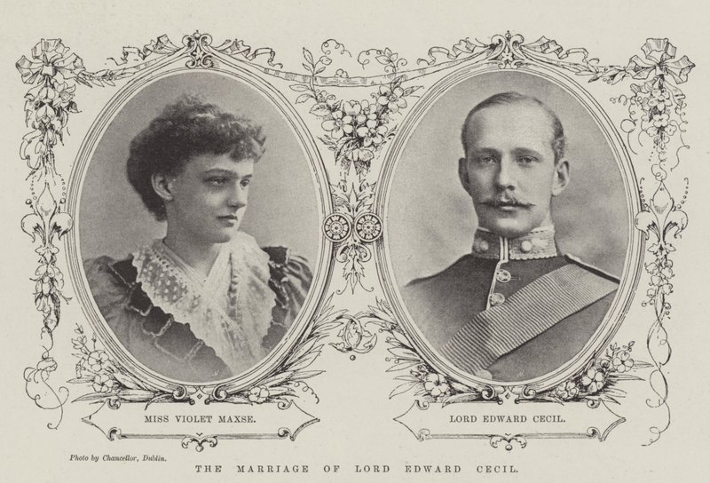 Lord Edward Cecil házassága alkotó: English Photographer