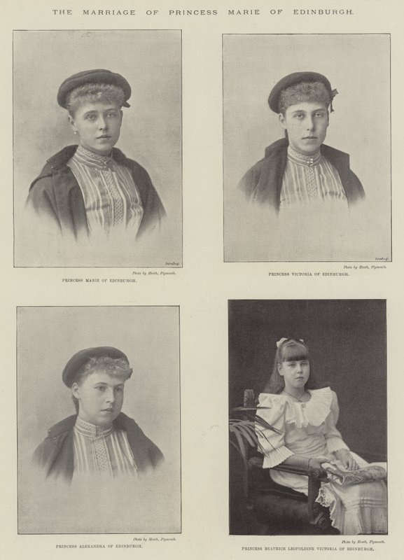 Marie edinburghi hercegnő házassága alkotó: English Photographer