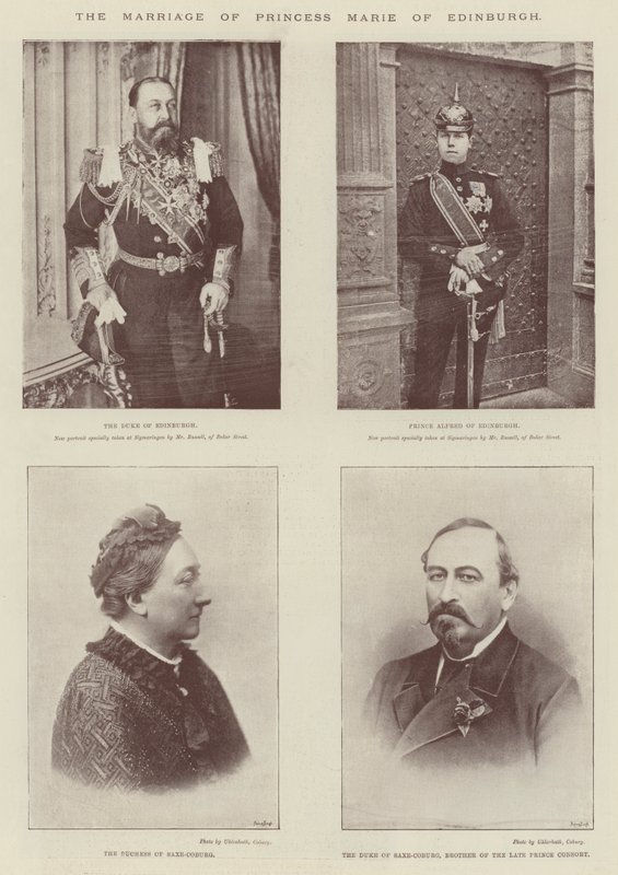 Marie edinburghi hercegnő házassága alkotó: English Photographer