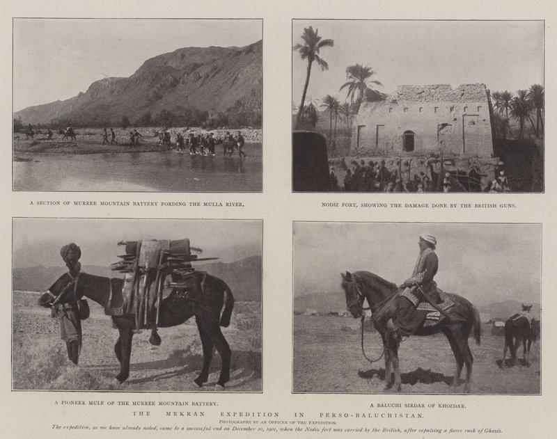 A Makran-expedíció személy-Baludzsisztánban alkotó: English Photographer
