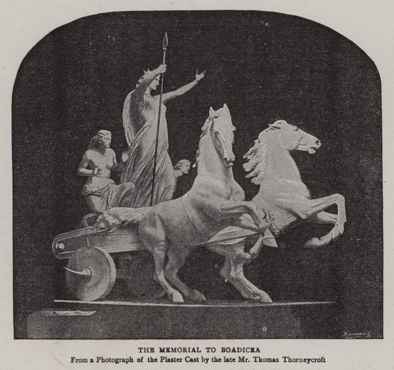 Boadicea emlékműve alkotó: English Photographer