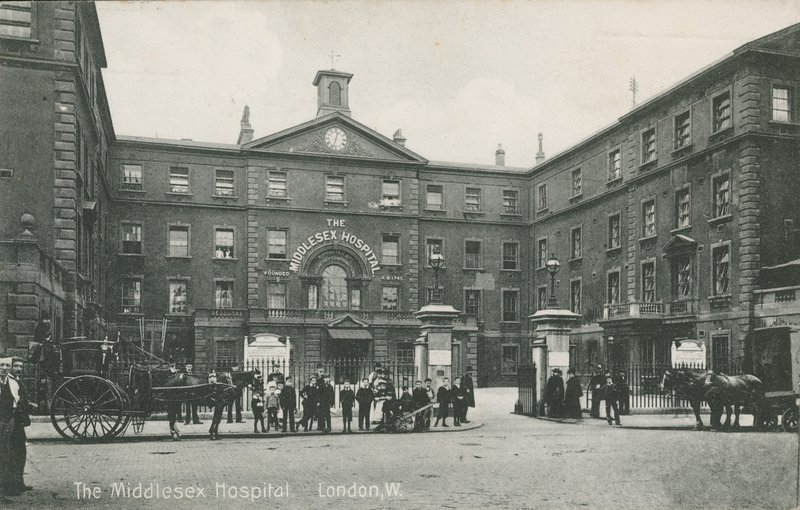 A Middlesex Kórház, London, 1910 alkotó: English Photographer
