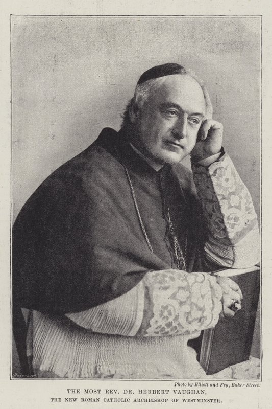 A legtisztelendőbb Dr. Herbert Vaughan, Westminster új római katolikus érseke alkotó: English Photographer