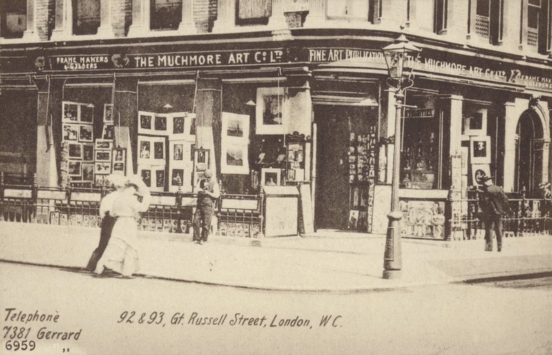 The Muchmore Art Co Ltd, 92 és 93, Great Russell Street, London, W C alkotó: English Photographer