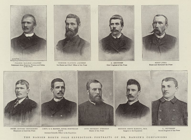 A Nansen Északi-sark-expedíció, Dr. Nansens társainak portréi alkotó: English Photographer