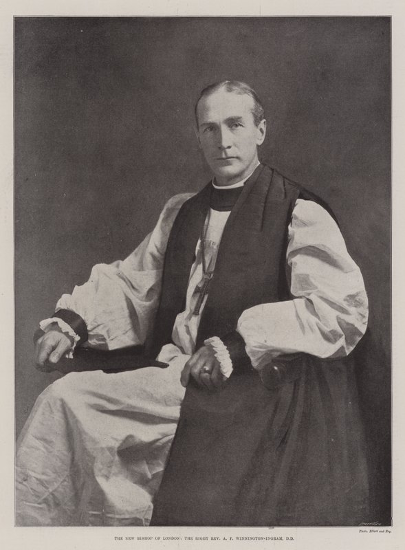 London új püspöke, A F. Winnington-Ingram jobb tiszteletes, DD alkotó: English Photographer