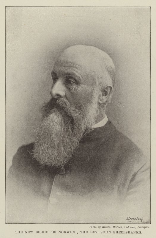 Norwich új püspöke, John Sheepshanks tiszteletes alkotó: English Photographer